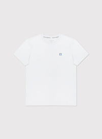 Biały gładki T-shirt Basic