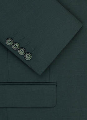 Zielony garnitur męski