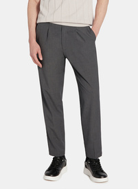 Szare casualowe spodnie męskie