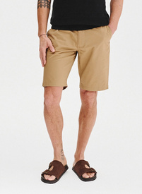 Bawełniane beżowe szorty męskie