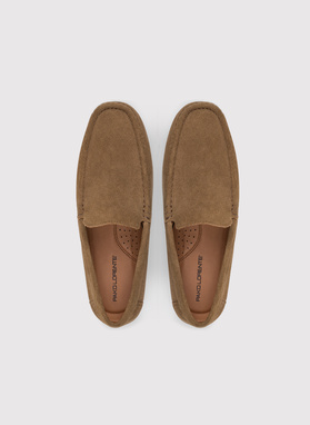 Beżowe mokasyny męskie