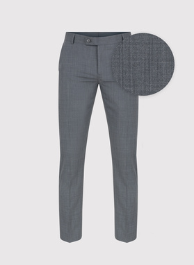 Spodnie garniturowe w kolorze szarym