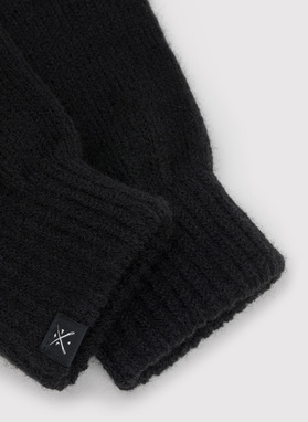 Czarne rękawiczki męskie