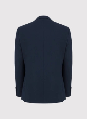 Ślubny granatowy garnitur męski