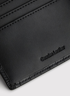 Zestaw męski skórzany portfel plus wizytownik