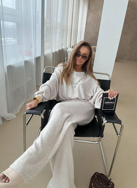 Komplet dresowy TEMI jasny beż