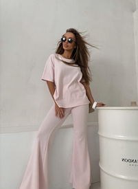 Komplet damski SARA ENO różowy