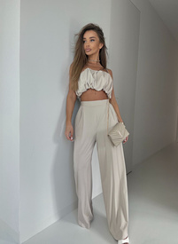 Komplet damski COMO SOHO w kolorze beżowym