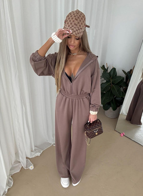 Kombinezon damski MODA wiskoza kolor fango