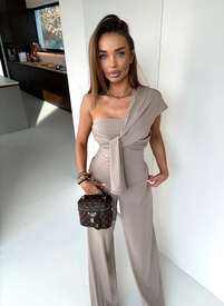 Komplet damski ALMERIA w kolorze cappuccino